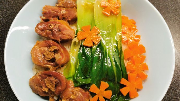 咸鸭腿饭