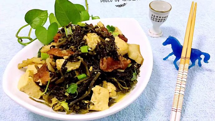 雪里蕻炖豆腐