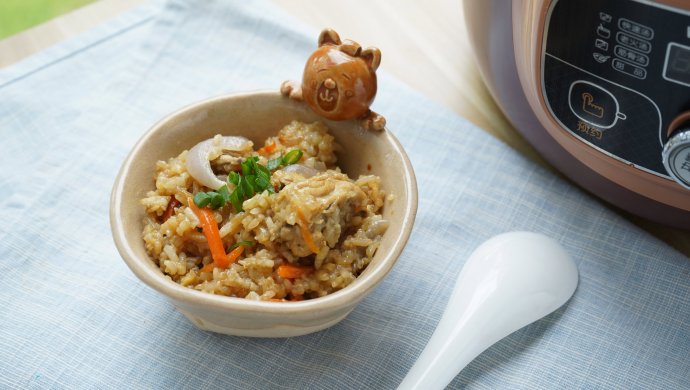 鸡肉手抓饭 紫砂锅版
