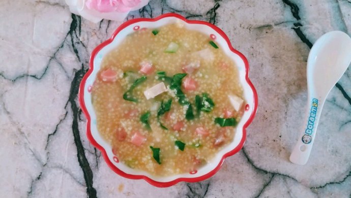 小米咸味腊八粥