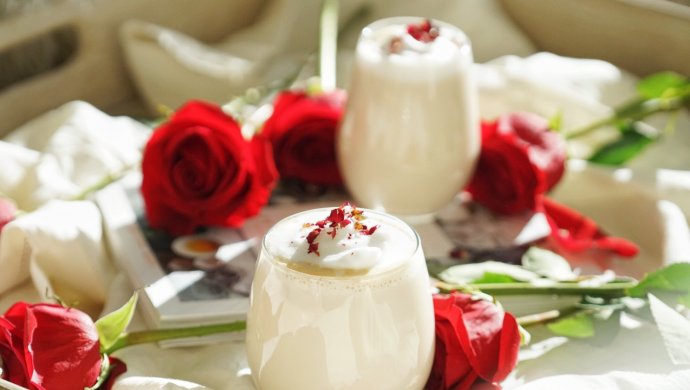 玫瑰奶茶