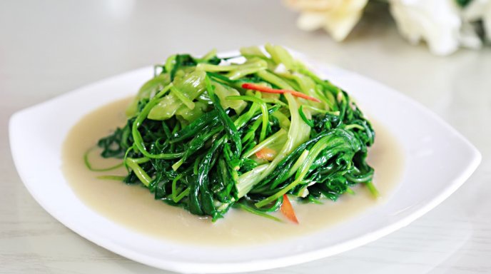 椒丝腐乳通菜