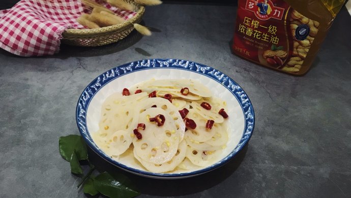 炝拌莲菜