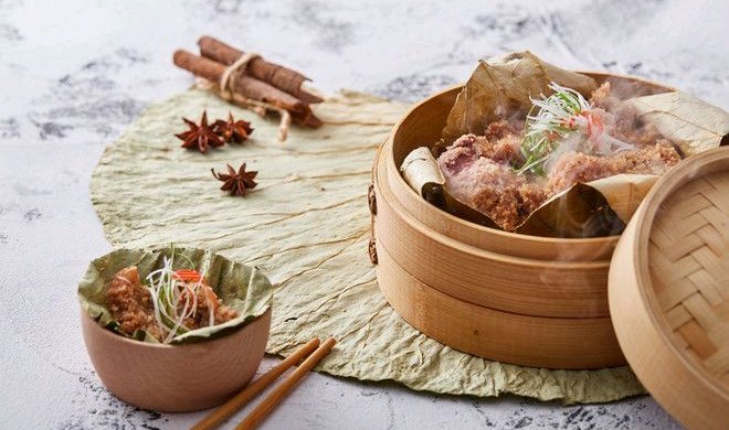 荷叶粉蒸肉