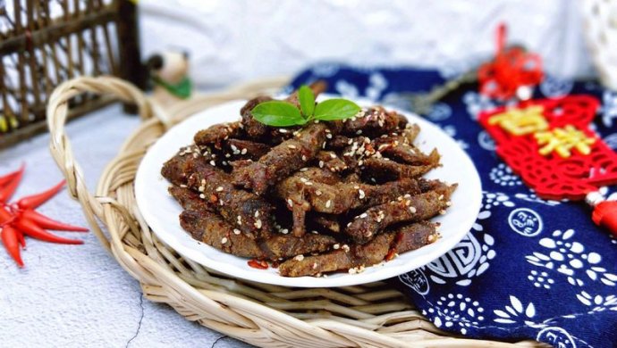 香辣牛肉干