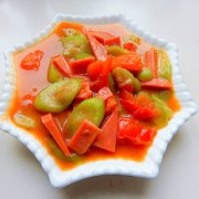 西红柿炒丝瓜的做法