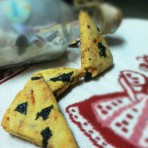 香酥海苔肉松饼干的做法