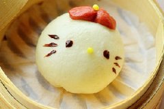 Hello kitty奶黄包的家常做法