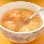 鲜虾丸子汤