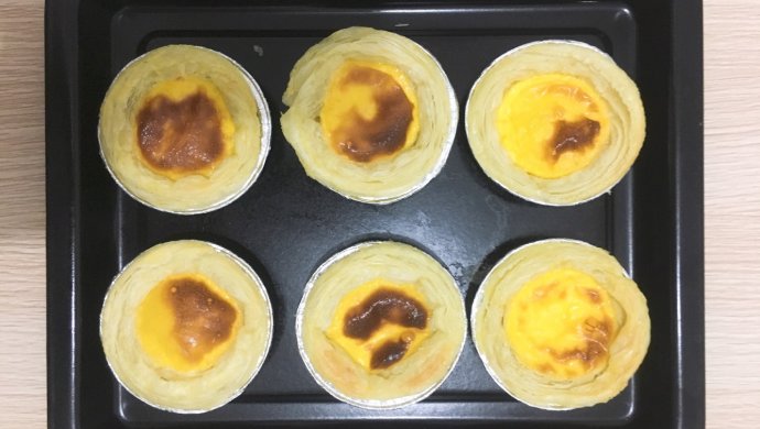 微波炉版蛋挞